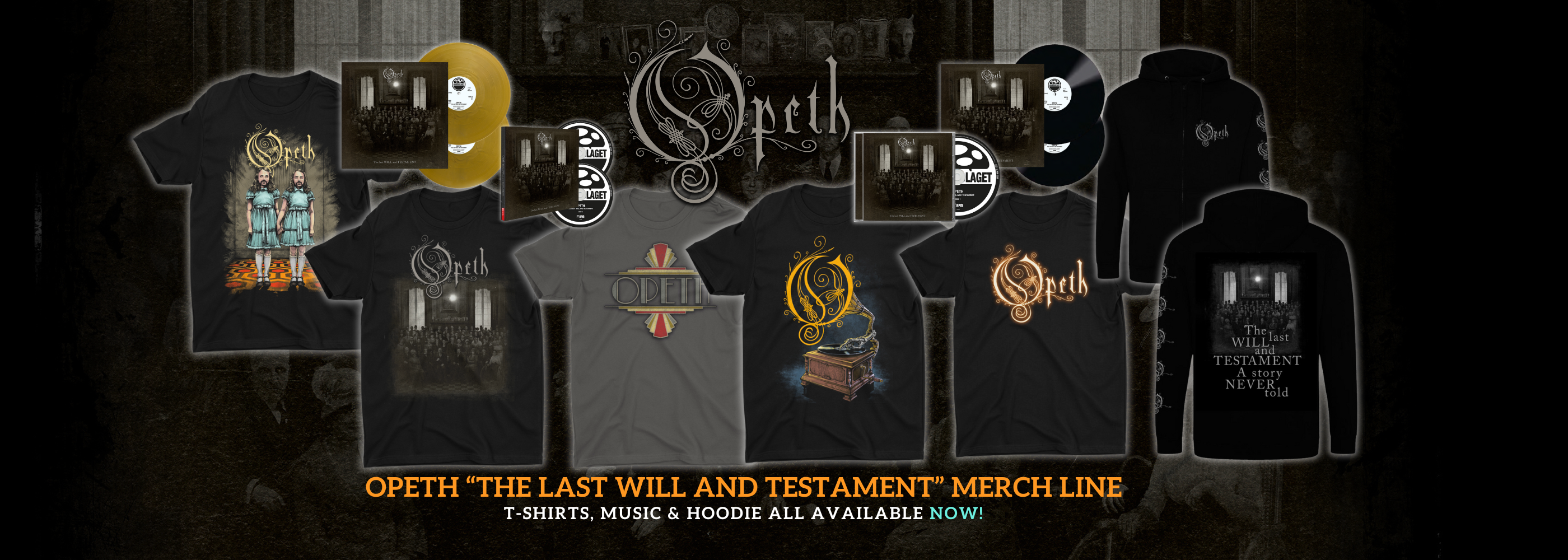 Opeth The Last Will and Testament Merch