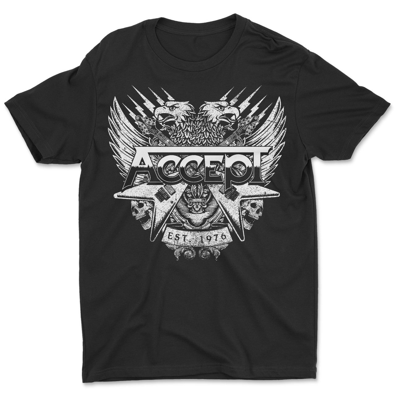 Accept Eagle Crest Tee Rebellion Republic Accept Eagle Crest Tee Rebellion Republic
