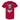Red t-shirt with a graphic design of a skull and crossed daggers on a white background