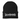 Decapitated logo embroidered in white on a black beanie