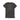 Black t-shirt with gold text on a white background
