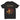 Black t-shirt with 'ELEINE' design featuring a warrior and red cape on a white background