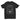 Black t-shirt with 'Melfire Club' design featuring a skull with horns on a white background