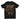 Black t-shirt with gold snake design and 'Meshuggah' text on a white background