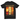 Black t-shirt with Meshuggah graphic design featuring three figures in flames and text on a white background.