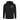 Black hoodie with a circular logo on the chest against a white background