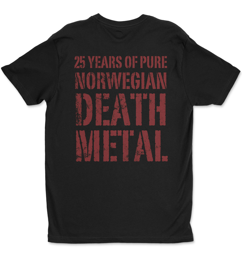 Blood Red Throne 25 Years Tee Rebellion Republic Blood red throne 25 years tee rebellion republic